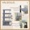 Pawhut Escalera Para Gatos 4 Niveles Cubierto De Suave Franela 60x40x64 Cm Gris