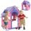 Aiyaplay Casita Infantil Exterior E Interior 3 En 1 Rosa Y Morado