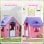 Aiyaplay Casita Infantil Exterior E Interior 3 En 1 Rosa Y Morado