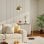 Homcom Lámpara De Pie Arco Altura Ajustable 110-115x35x170-180 Cm Dorado Y Negro