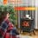 Homcom Chimenea Eléctrica De Pie 750/1500 W Área De Cobertura 15-20 M² Negro