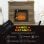Homcom Chimenea Eléctrica 1800w Efecto De Llama Para Sala 30 M² Madera