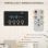 Homcom Calefactor Eléctrico De Pared 1000w/2000w Control Remoto 54,5x12x21,5 Cm