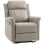 Homcom Sillón Relax Reclinable Manual Con Reposabrazos Reposapiés Gris