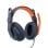 Logitech Zone Learn Headset com Fio, Microfone Omnidirecional e Isolamento Acústico Azul/Laranja