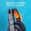 Logitech Zone Learn Headset com Fio, Microfone Omnidirecional e Isolamento Acústico Azul/Laranja