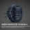 Casque Marshall sans fil Bluetooth 5.3 avec microphone supra-aural bleu pliable