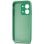 Capa de silicone flexível Xiaomi Redmi 15C verde menta proteção câmara resistente