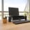 Soporte Elevador TooQ TQMMPD02 para Monitor/Portátil con Cajón, Negro, 20 kg, Altura Ajustable