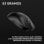 Souris Logitech PRO X SUPERLIGHT 2c Sans fil 44000 DPI Noir USB-C 5 boutons