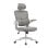 Silla de oficina ergonómica Aron con refuerzo lumbar, reposacabezas y brazos abatibles negra