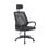 Silla de escritorio Ken reposacabezas regulable, base cromada, ruedas anti-rayas, tejido red transpirable, 58,5x56 cm, a
