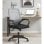 Silla de escritorio Ken ergonómica con reposacabezas regulable y base cromada