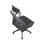 Silla de escritorio Ken ergonómica con reposacabezas regulable y base cromada