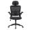 Home Heavenly Aron Cadeira de Escritório Ergonómica com Encosto 3D, Reforço Lombar e Braços Rebatíveis