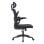 Home Heavenly Aron Cadeira de Escritório Ergonómica com Encosto 3D, Reforço Lombar e Braços Rebatíveis