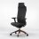 Chaise de bureau ergonomique Actiu Tnk Flex Soul Metal, soutien lombaire, accoudoirs 3D, certification 24h, tissu noir M