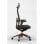 Chaise de bureau ergonomique Actiu Tnk Flex Soul Metal, soutien lombaire, accoudoirs 3D, certification 24h, tissu noir M