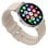 Smartwatch SPC Smartee Duo Velvet Bluetooth 41mm AMOLED Plata Correa Blanca y Borgoña IP68 SpO2