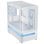 ASUS PRIME AP202 ARGB Boîtier PC Micro ATX/Mini-ITX Blanc avec Panneau en Verre Trempé, ARGB et Filtre Anti-Poussière