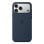 Funda de silicona Apple MagSafe Midnight para iPhone 17 Pro Max, 6.9", microfibra, azul oscuro
