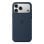 Funda de silicona Apple MagSafe Midnight para iPhone 17 Pro Max, 6.9", microfibra, azul oscuro