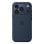 Funda de silicona con MagSafe para iPhone 17 Pro color Midnight Azul oscuro