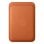 Portefeuille tressé fin avec MagSafe pour iPhone, Orange, Microtwill