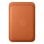 Portefeuille tressé fin avec MagSafe pour iPhone, Orange, Microtwill