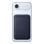 Portacarte intrecciato fine con MagSafe per iPhone, colore Marina, Microtwill