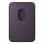 Portafoglio intrecciato fine con MagSafe per iPhone, Purple, Microtwill