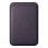 Portafoglio intrecciato fine con MagSafe per iPhone, Purple, Microtwill