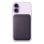 Portafoglio intrecciato fine con MagSafe per iPhone, Purple, Microtwill