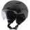 Casque vélo intelligent Gris foncé taille L lumière de frein auto télécommande USB-C 8h IPX4 visière anti-UV
