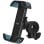 Soporte manillar ABS Smartphone 7" bloqueo anticaída 360° silicona antideslizante negro