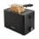 Tostadora Bourgini 14.0402.00.00 negra 2 rebanadas 850 W ranura larga sandwich extraancha