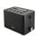 Tostadora Bourgini 14.0402.00.00 negra 2 rebanadas 850 W ranura larga sandwich extraancha