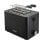 Tostadora Bourgini 14.0402.00.00 2 ranuras extraanchas 850 W negro