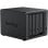 NAS Synology DS425+ 4 Baias SATA/M.2 NVMe 0TB Intel Celeron J4125 2GB DDR4 2.5GbE Ativo Preto