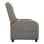 Butaca gaming COUGAR Ranger One gris reposapiés reclinable soporte 150 kg textil acero