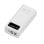 Powerbank Leotec LEPOW30W22W 30000mAh 22.5W Bianco Ricarica Rapida LCD USB-C
