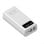 Powerbank Leotec LEPOW30W22W 30000mAh 22.5W Bianco Ricarica Rapida LCD USB-C