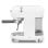 Cafetera manuelle Smeg ECF02WHEU 1,1 L 15 bars blanc avec mousseur vapeur