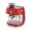 Cafetière Manuelle Smeg EGF03RDEU 2,4 L 20 bars avec moulin intégré et double chaudière
