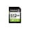 Cartao SD Kingston Canvas Select Plus 512 GB UHS-I U3 V30 150 MB/s Resistente