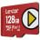 MicroSDXC Lexar 0000000933080 128GB UHS-I Classe 10 U3 V30 205MB/s Rouge
