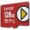 Carte MicroSDXC Lexar 128 GB UHS-I U3 V30 A2 205 MB/s Rouge