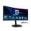 Monitor Philips 34B2U3600C/00 34" UltraWide QHD 120Hz VA Curvo KVM USB-C RJ45 4ms