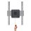 Suporte de Parede TooQ LP3780F-R 37-80" Rotação 360° VESA 600x400mm Aço Preto