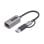 Tarjeta de Red StarTech.com USB Tipo C a RJ45 2.5GbE 5000Mbit/s Conversor USB-A NBASE-T Gris